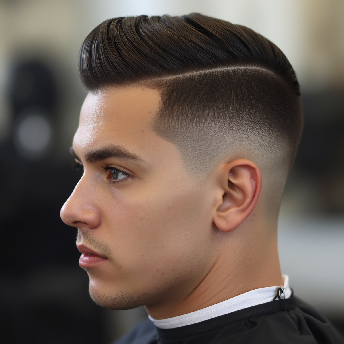 Pompadour Fade — Latino men's haircut style