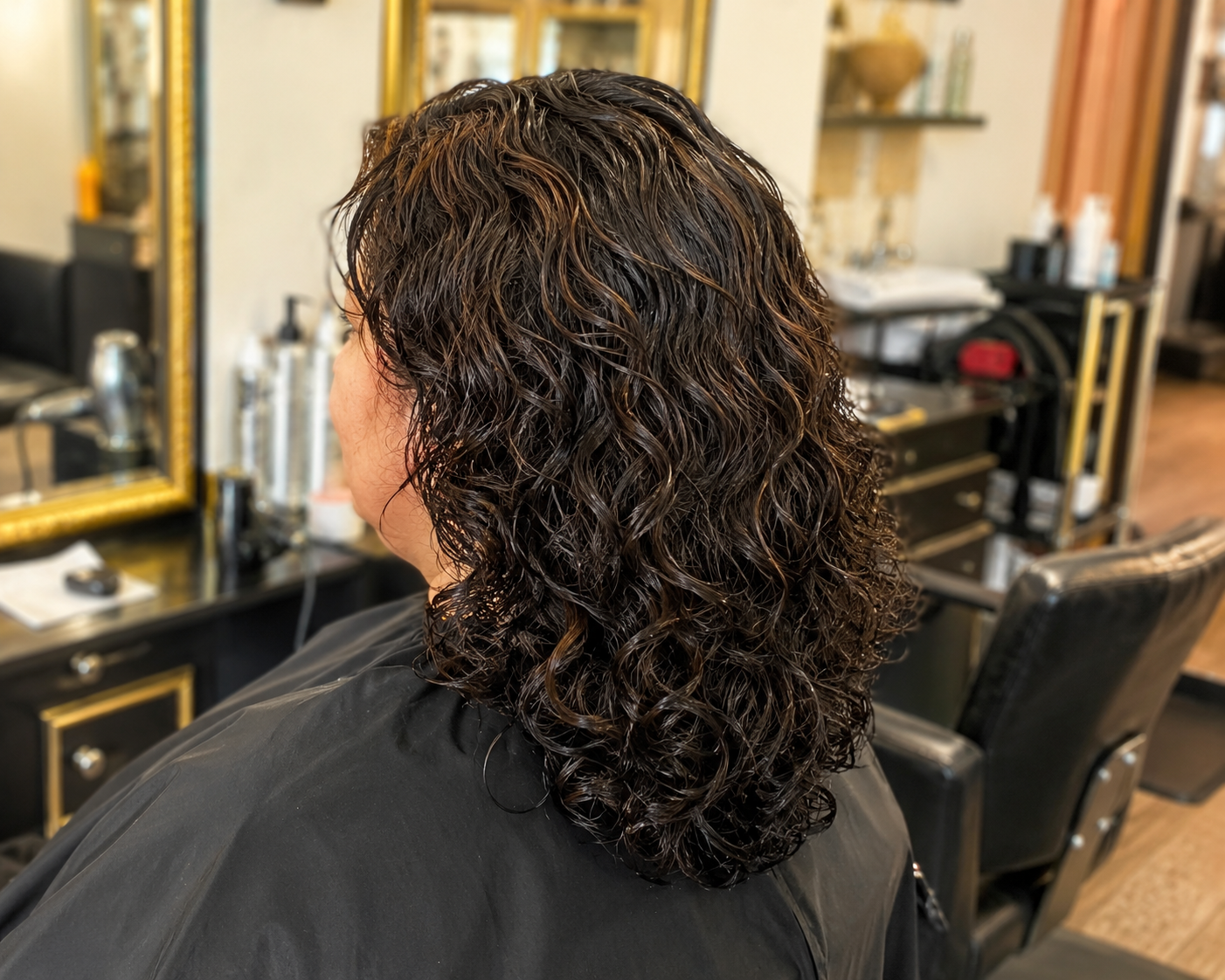 Permanent wave styling at Hair Day Beauty Salon